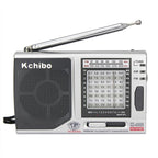 Kchibo 10-Band AM/FM/SW Portable Radio with High-Fidelity Speaker Compact Mini Multi-Band Receiver, KK-9803