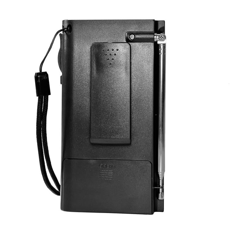 INDIN BC-R955 Portable AM/FM Radio with High-Fidelity Sound & Clip-On Design Sports Outdoor Player, BC-R955