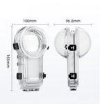For Insta360 X5 AMagisn 60m/196ft Diving Case Quick-Release Full Invisible Waterproof Underwater Housing