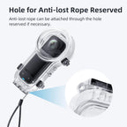 For Insta360 X5 AMagisn 60m/196ft Diving Case Quick-Release Full Invisible Waterproof Underwater Housing