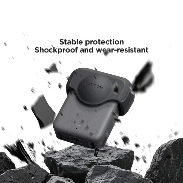For DJI Osmo 360 Action Camera CYNOVA Silicone Lens Cap Shockproof Anti-Scratch Protective Case, Lens Cap