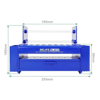 RELIFE RL-001G Desktop Screwdriver Display Rack Repair Tool Storage Rack, RL-001G