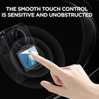 For DJI Osmo 360 CYNOVA Tempered Glass Screen Protector Kit Auto-Align Installation Frame, Screen Protector Kit
