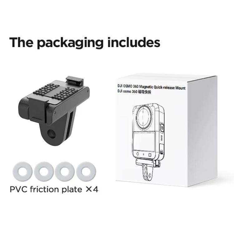 For DJI Osmo 360 CYNOVA Magnetic Quick-Release Base Adapter Camera Accessories, Magnetic  Adapter