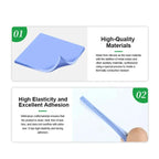 100pcs /Box Soft Compressible Insulating Thermal Silicone Sheet For Various Electronic Devices Components, RL-098
