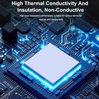 100pcs /Box Soft Compressible Insulating Thermal Silicone Sheet For Various Electronic Devices Components, RL-098