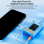 For Apple 8-16 Series One-click Power Cord Dual-port Design Supports Firmware Upgrade / Update, XA4 Pro