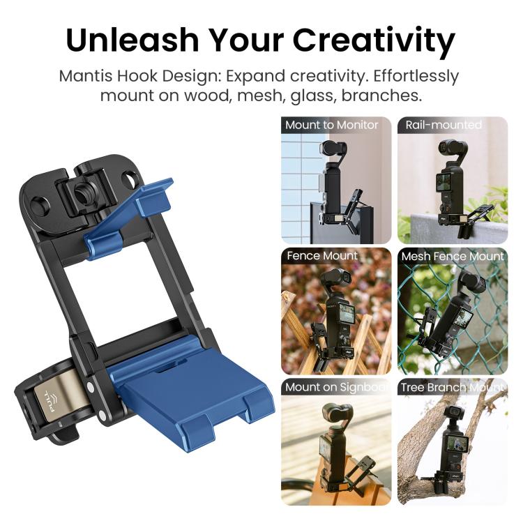 For DJI Pocket 3 aMagisn Mantis Extension Frame Magnetic Mount for Hands-Free Vlogging