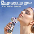 High Speed Folding Cooling Fan Powerful Semiconductor Handheld Turbine Fan