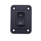 4 Pin DPDT 20A/12V DC Panel Rocker Toggle Switch, KCD2-7, Jumper Wires