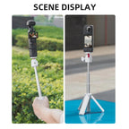 Flymile 15.8-30.8cm Tripod Selfie Stick for Action Cameras With 360-degree Adjustable Ball Head & Cold Shoe