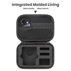 For DJI Osmo 360 Standard Combo PU Leather Carrying Case Portable Waterproof Protective Storage Bag