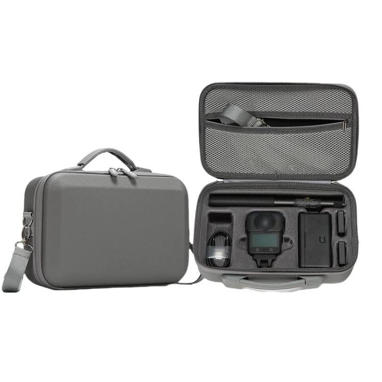 For DJI Osmo 360 Adventure Combo Flymile PU Leather Shoulder Bag Waterproof Crossbody Sling Bag