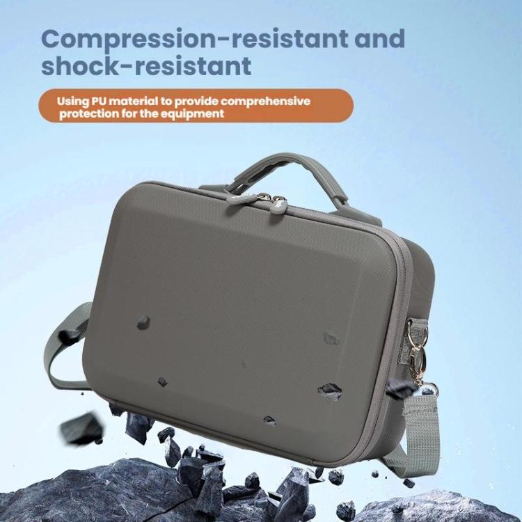 For DJI Osmo 360 Adventure Combo Flymile PU Leather Shoulder Bag Waterproof Crossbody Sling Bag