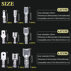 360pcs /Set Cold Press Terminal Block Spring Insert and Cover Set, 360pcs /Set Copper, 360pcs /Set Iron