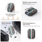 For Nintendo Switch 2 JYS 5-in-1 Crystal Case Full Protection Set Includes Console Shell, Joy-con & Pro Controller Cover, Faceplate, Game Cartridge Case, JYS-NS2326