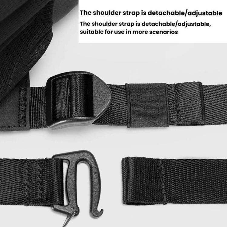 Cwatcun D198 Small Expandable Single Shoulder Camera Bag Waterproof Multi-Function Camera Bag, D198