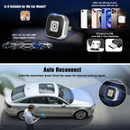 Wired To wireless CarPlay Adapter For Car Connectivity, Mini Square