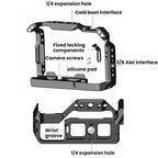 For Sony ZV-E10 II 2nd Generation Camera Cage DSLR Photography Live Streaming Protective Frame Stabilizer Kit