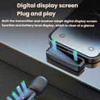 Wireless Collar Clip Microphone Smart Noise Reduction Mini Microphone, J82 Dual Mic 3 In 1 Interface 8pcs /Set, J81 1 To 2 Type-C Interface 9pcs /Set