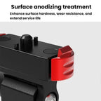 For GoPro HERO13 Black Action Camera Magnetic Quick Release Bike Mount Outdoor Cycling Tilt Shooting Bracket, 360 Degree Damping Rotary, 180 Degree Adjustable