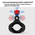 Action Camera Magnetic Quick Release Bike Mount, For GoPro HERO13 Black /12 Black /11 Black/10 Black/9 Black/8 Black, 360 Degree Damping Rotary, 180 Degree Adjustable