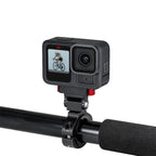 Action Camera Magnetic Quick Release Bike Mount, For GoPro HERO13 Black /12 Black /11 Black/10 Black/9 Black/8 Black, 360 Degree Damping Rotary, 180 Degree Adjustable