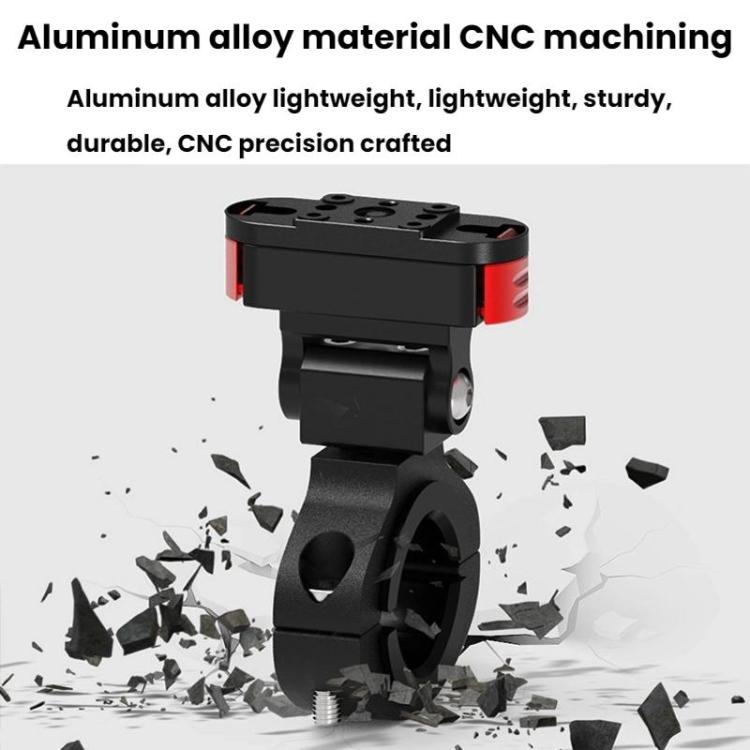 Action Camera Magnetic Quick Release Bike Mount, For GoPro HERO13 Black /12 Black /11 Black/10 Black/9 Black/8 Black, 360 Degree Damping Rotary, 180 Degree Adjustable
