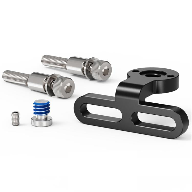 Bicycle Stem Camera Mount Cycling Front Light Bracket For Shooting, 1/4 Arri Positioning, 1/4 Front Rear Adjustment, 3 Card One Click Clamping, 1/4 Universal Damping Adjustment, 3 Card 360 Degree Damping Rotation Adjustment, 17mm Ball Head