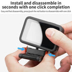 Multifunctional Magnetic Quick Release Base Bracket Expansion, For Insta360 Go 3 / 3S, For Go Pro HERO13 Black, For DJI Action 5 Pro / 4 / 3 / 2, For 1/4 Screw Hole