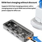 Type-C Docking Station USB HUB Multi Port Hub Computer Converter, SW6H, SW10V-PRO