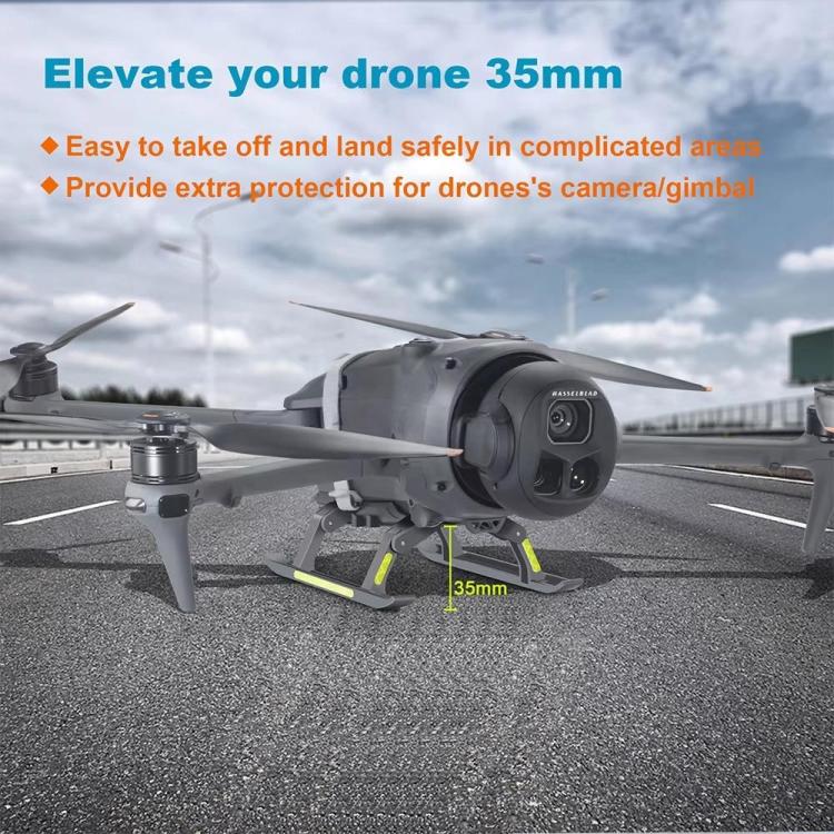For DJI Mavic 4 Pro Drone YX  Foldable Heightening Landing Gear with Reflective Strips