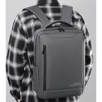 OUMANTU 2106-1 Lightweight Business Laptop Backpack Large Capacity USB Charging Daypack For Work, Travel, Gym