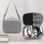 For Meta Quest 3 / 3S BKano Q3-002 VR Headset Console Storage Bag Shoulder Handheld Bag, Grey