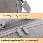 For Meta Quest 3 / 3S BKano Q3-002 VR Headset Console Storage Bag Shoulder Handheld Bag, Grey