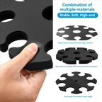 Universal Microphone Stand Holder with 8 Mic Storage Compatible with Most Tripods, 8 Mic Storage