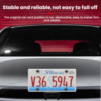 For Tesla 2024+ Model 3 Highland US Standard Punch-Free License Plate Frame
