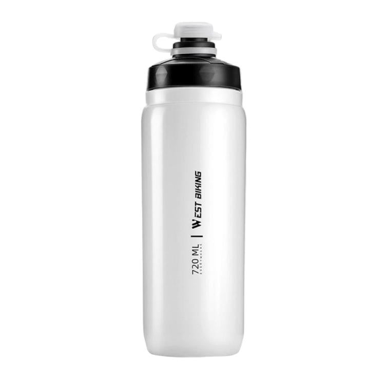 WEST BIKING 720ml Bike Water Bottle for Cycling Leak-Proof Squeeze Design Portable Sports Hydration Bottle, 720ml White Wide, 720ml Yellow Wide, 720ml Yellow, 720ml White