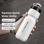 WEST BIKING 720ml Bike Water Bottle for Cycling Leak-Proof Squeeze Design Portable Sports Hydration Bottle, 720ml White Wide, 720ml Yellow Wide, 720ml Yellow, 720ml White