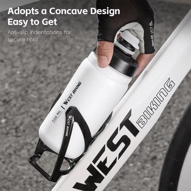 WEST BIKING 720ml Bike Water Bottle for Cycling Leak-Proof Squeeze Design Portable Sports Hydration Bottle, 720ml White Wide, 720ml Yellow Wide, 720ml Yellow, 720ml White