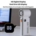 WH14 Handheld Digital Display Fan Outdoor Portable High Speed Fan