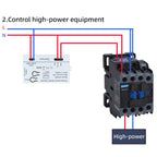 Graffiti WIFI Temperature Dry Contact Switch Module APP Remote Control Switch, Supports Google / Alexa Voice, With 1m Cable, With 2m Cable, Humidity+Integrated 1m Cable