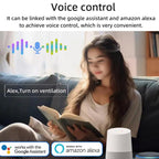 Graffiti WIFI Temperature Dry Contact Switch Module APP Remote Control Switch, Supports Google / Alexa Voice, With 1m Cable, With 2m Cable, Humidity+Integrated 1m Cable