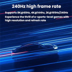 Type-C To DP1.4 8K 60Hz HD Unidirectional Adapter Cable Computer Gaming Console Monitor Mobile Phone Video Connection Cable, 1m, 2m