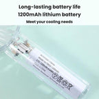 YL14 Transparent Handheld Fan USB Outdoor Portable Fan, YL14