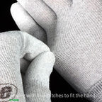 RELIFE RL-063 Anti-Static Thickened Non-Slip Heat Resistant Gloves Phone Screen Lamination Repair Gloves