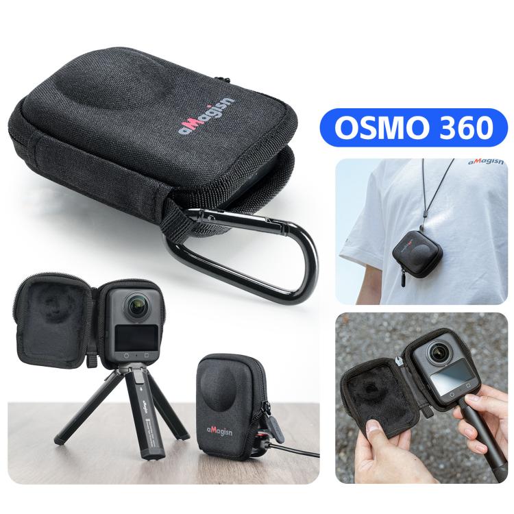 For DJI Osmo 360 Camera aMagisn Hard Shell Case Open-Access Charging Design, Body Case