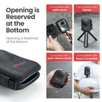For DJI Osmo 360 Camera aMagisn Hard Shell Case Open-Access Charging Design, Body Case