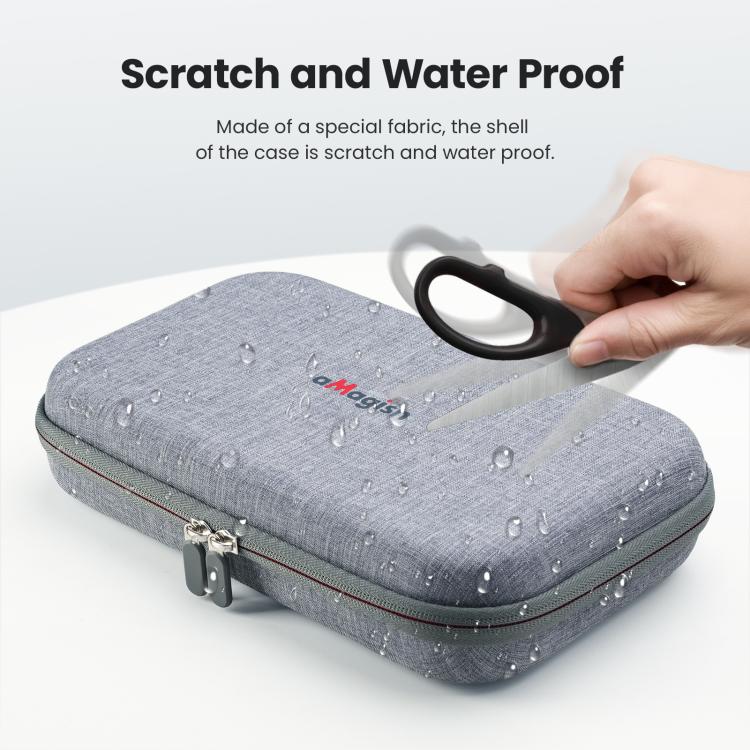 For DJI Osmo 360 aMagisn Mid-Size Storage Case Durable Organizer Bag With Detachable Inner Tray, Mid-Size