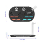 For Nintendo Switch 2 JYS NS2322 With RGB Light Charging Base Cooling Charging Storage Integrated Base